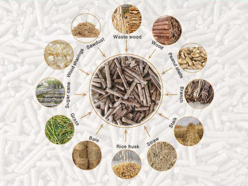 Working principle of biomass pellet machine