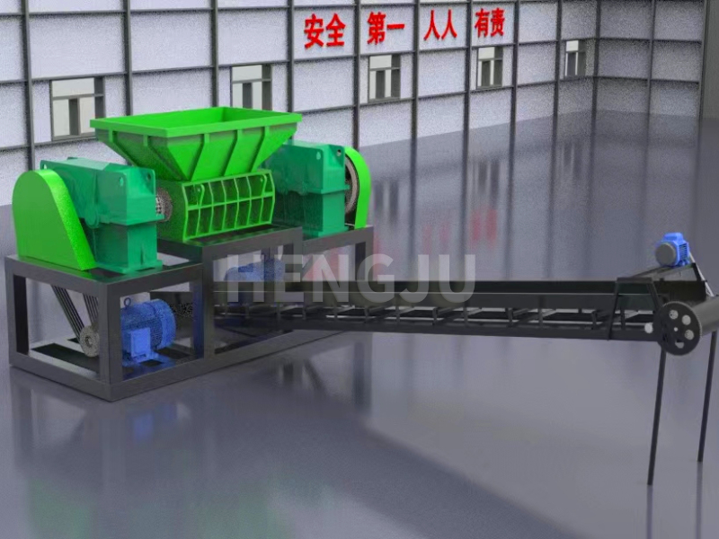 Double Shaft Shredder Machine