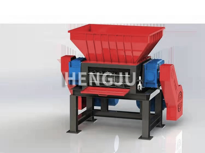 Double Single Axis Shredder Machine