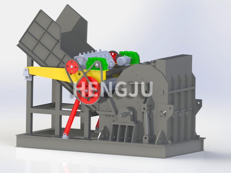 Scrap Metal Crusher Machine