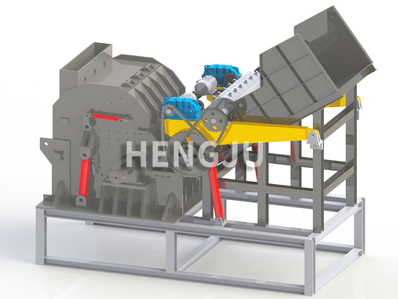 Scrap Metal Crusher Machine