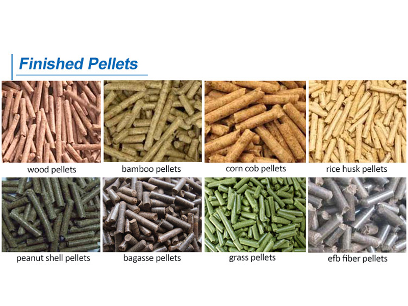 Complete set of equipment for biomass pellet machine