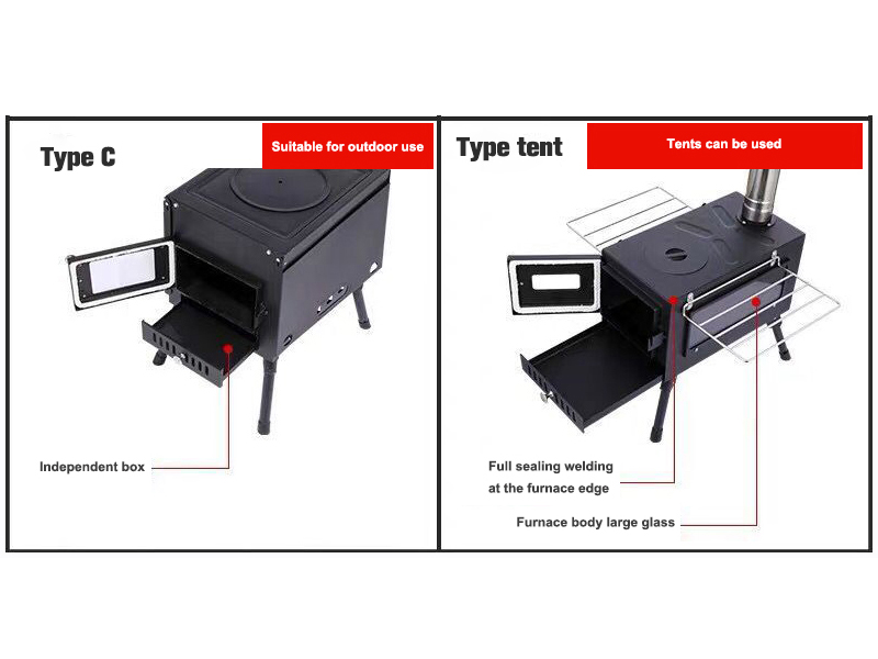 Folding Firewood Stove