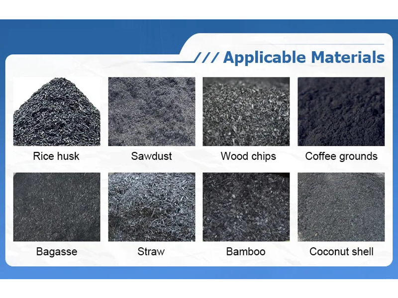 Scope of application of continuous carbonization furnace